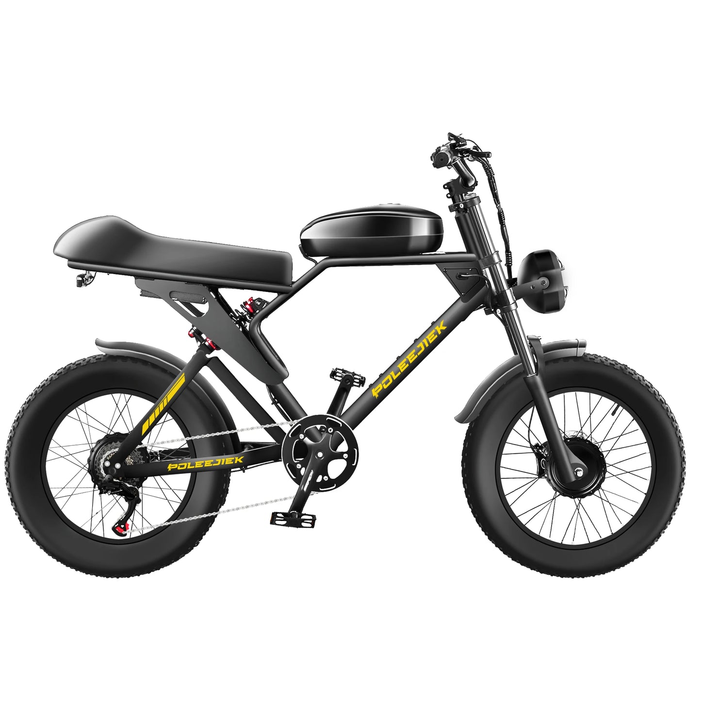 POLEEJIEK PLJ-F4 adult electric bicycle 1500W*2 road E-bike 48V25.6AH city ebike,  fat tire E-Mountain bike