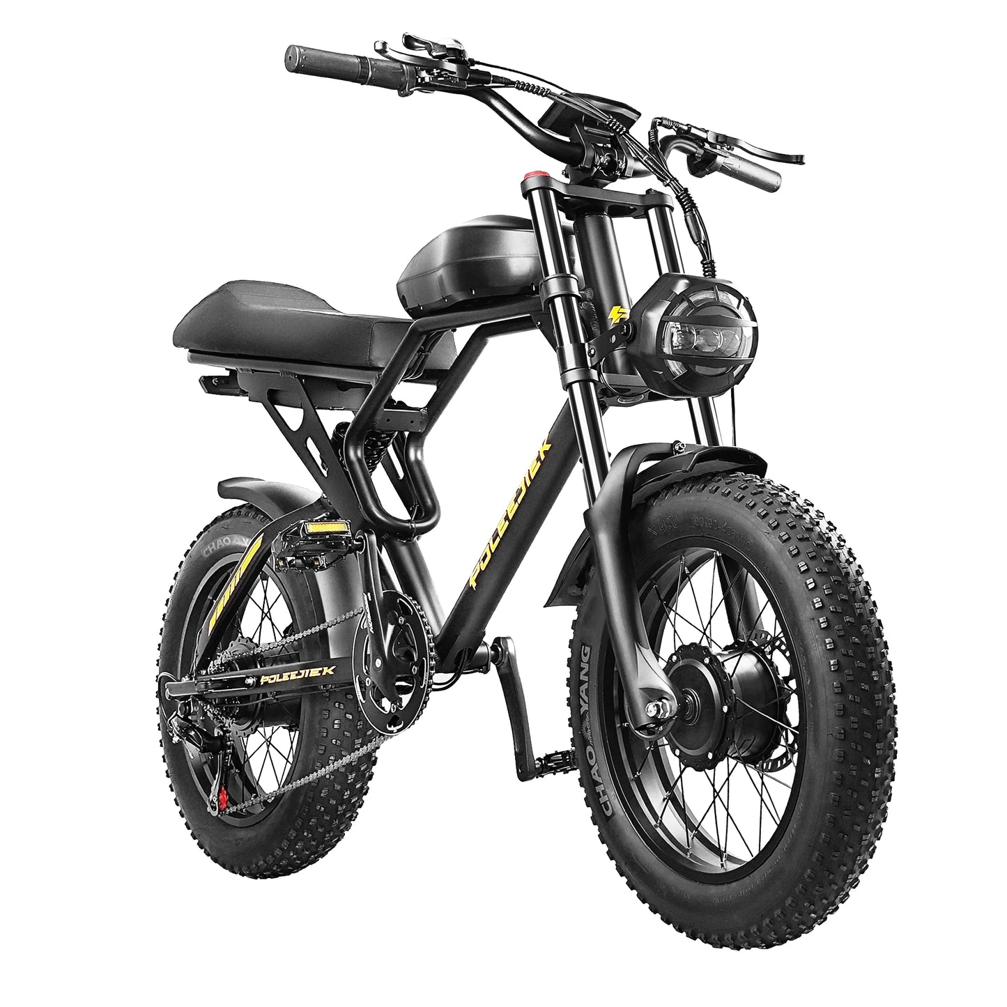 POLEEJIEK PLJ-F4 adult electric bicycle 1500W*2 road E-bike 48V25.6AH city ebike,  fat tire E-Mountain bike