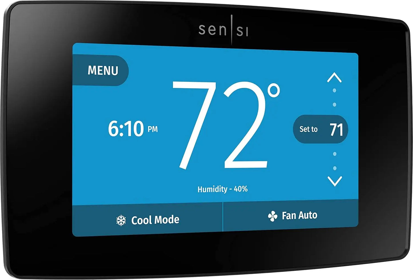 Smart Wi-Fi Thermostat with Touchscreen, Alexa Compatible, Energy Star Certified, Easy DIY Install