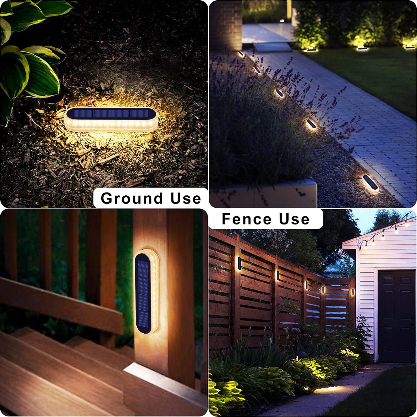Solar Deck Lights IP68 Waterproof 5 Ton Anti Pressure