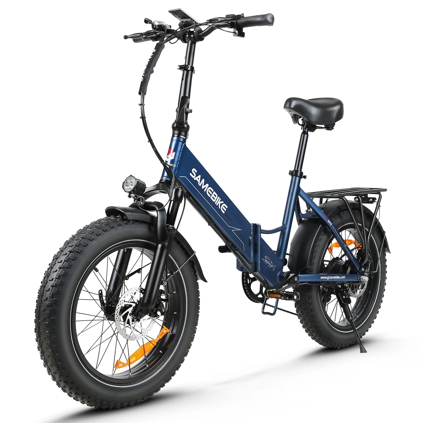 SAMEBIKE LOTDM200-II NFC Smart Key Electric Bicycle 750W 48V13AH Folding Electric Bike 20*4.0 Inch Fat Tire Mountain E-Bike