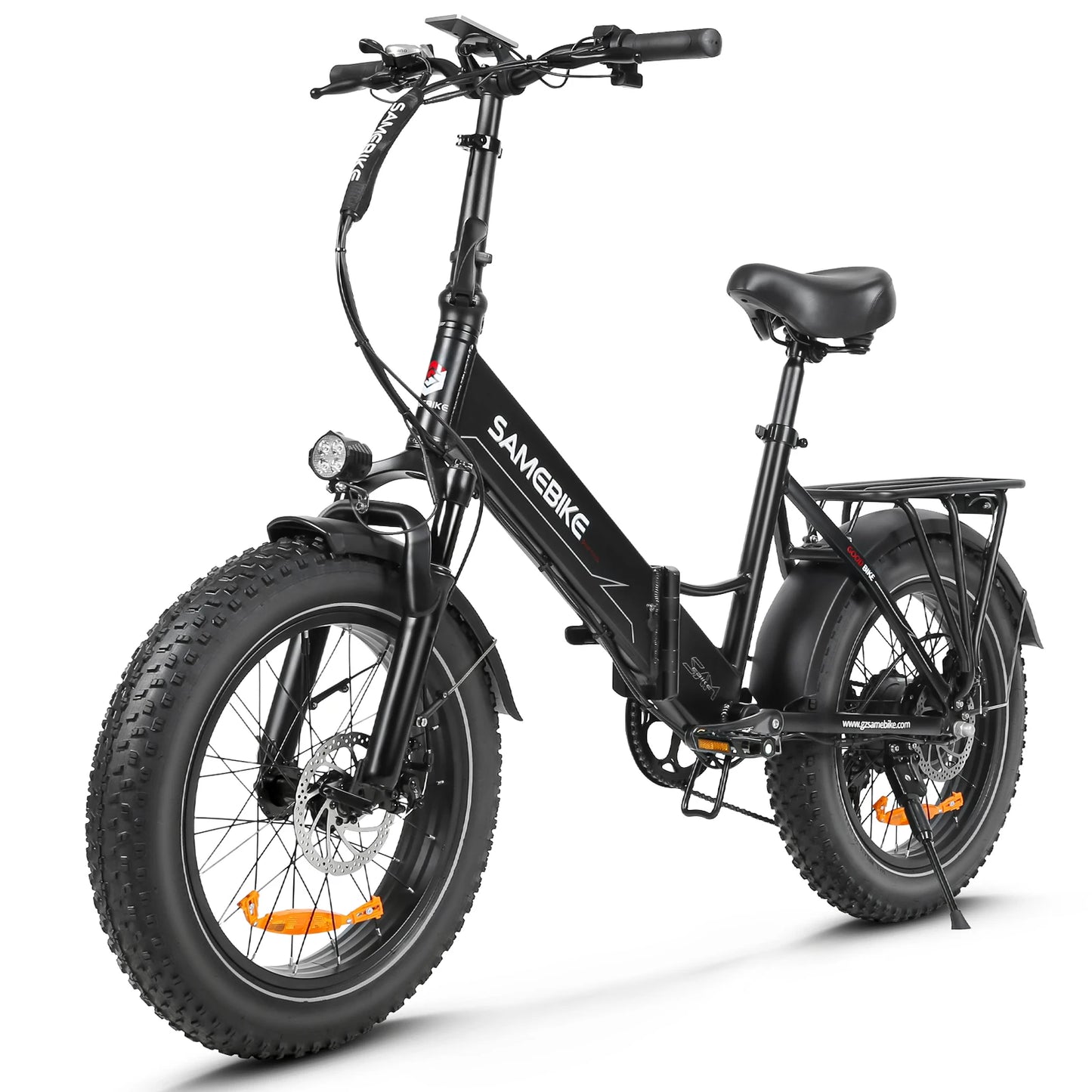 SAMEBIKE LOTDM200-II NFC Smart Key Electric Bicycle 750W 48V13AH Folding Electric Bike 20*4.0 Inch Fat Tire Mountain E-Bike
