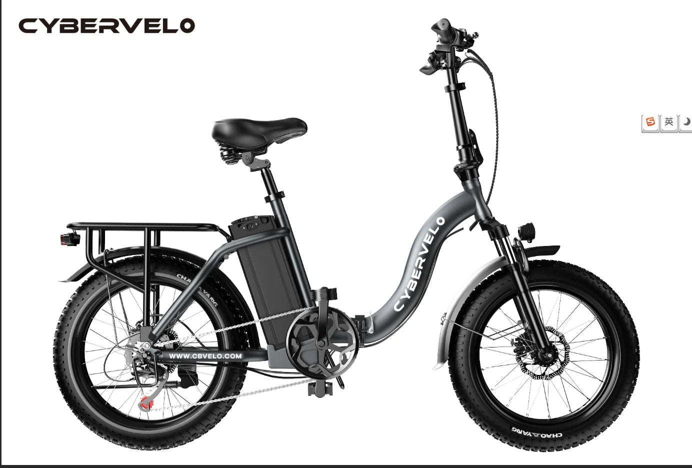 1000W Peak Electric Bike for Adults Cybervelo EK4 EK5 Mars700 Foldable 28+MPH 80Miles Removable Battery Fat Tire Off-road E-bike
