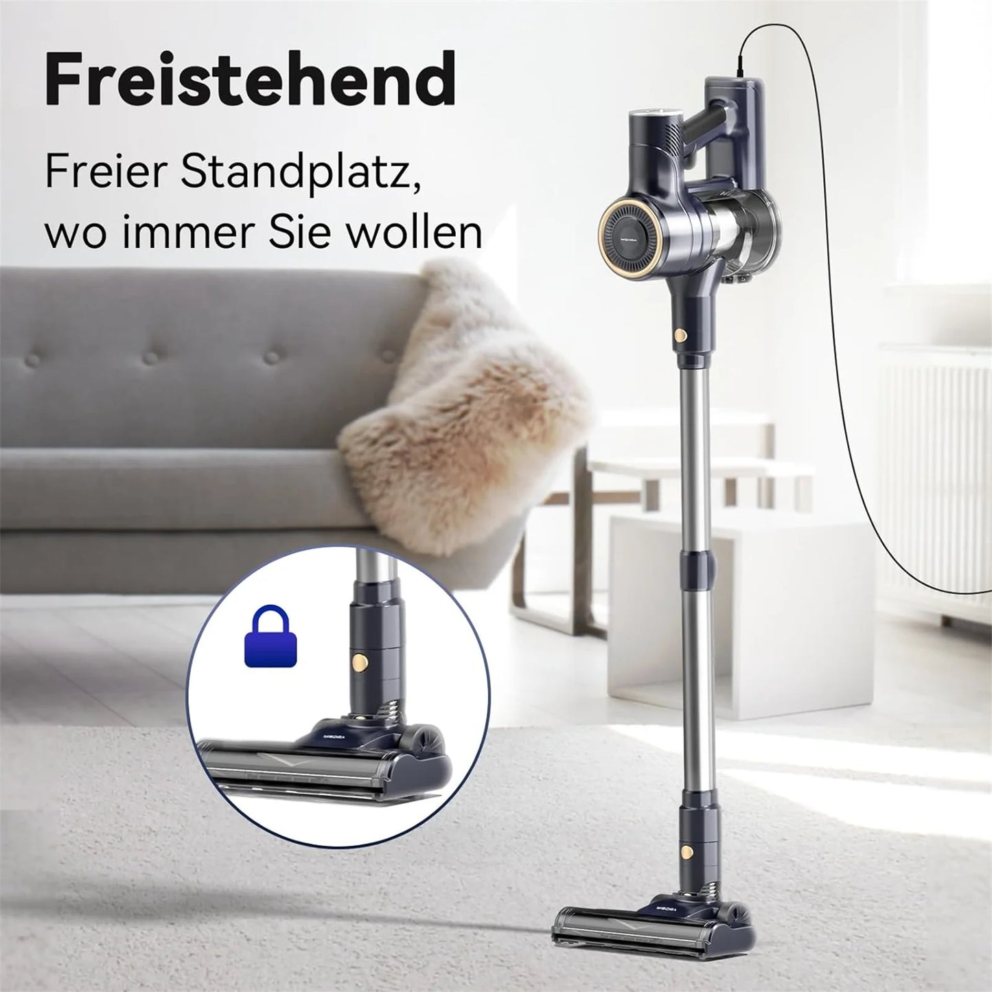 INSE I8 Corded Vacuum Cleaner Floor, Carpet And Pet Hair