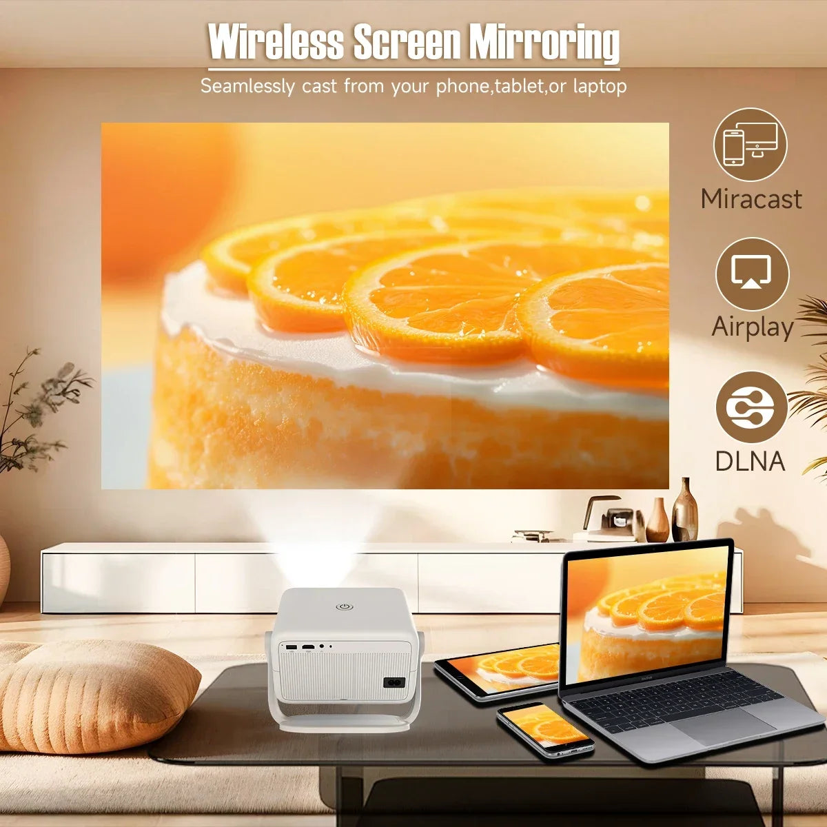Magcubic 650ANSI L018 8K Projector Native 1080P Auto Focus