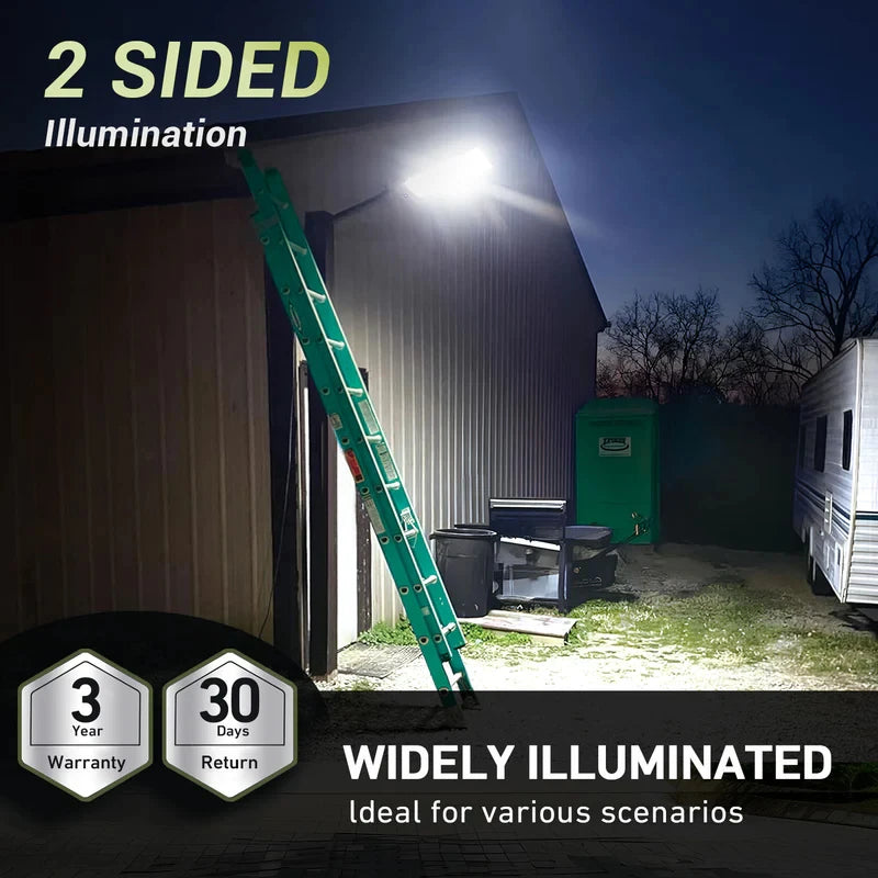 2Pack 4000W 450000LM Solar Lights Outdoor IP66 Waterproof 6500K Solar Powered Street Lights with Remote Control Dusk to Dawn Solar Flood Light Motion Sensor Solar Parking Lot Lights for Yard Deck Garden Lighting