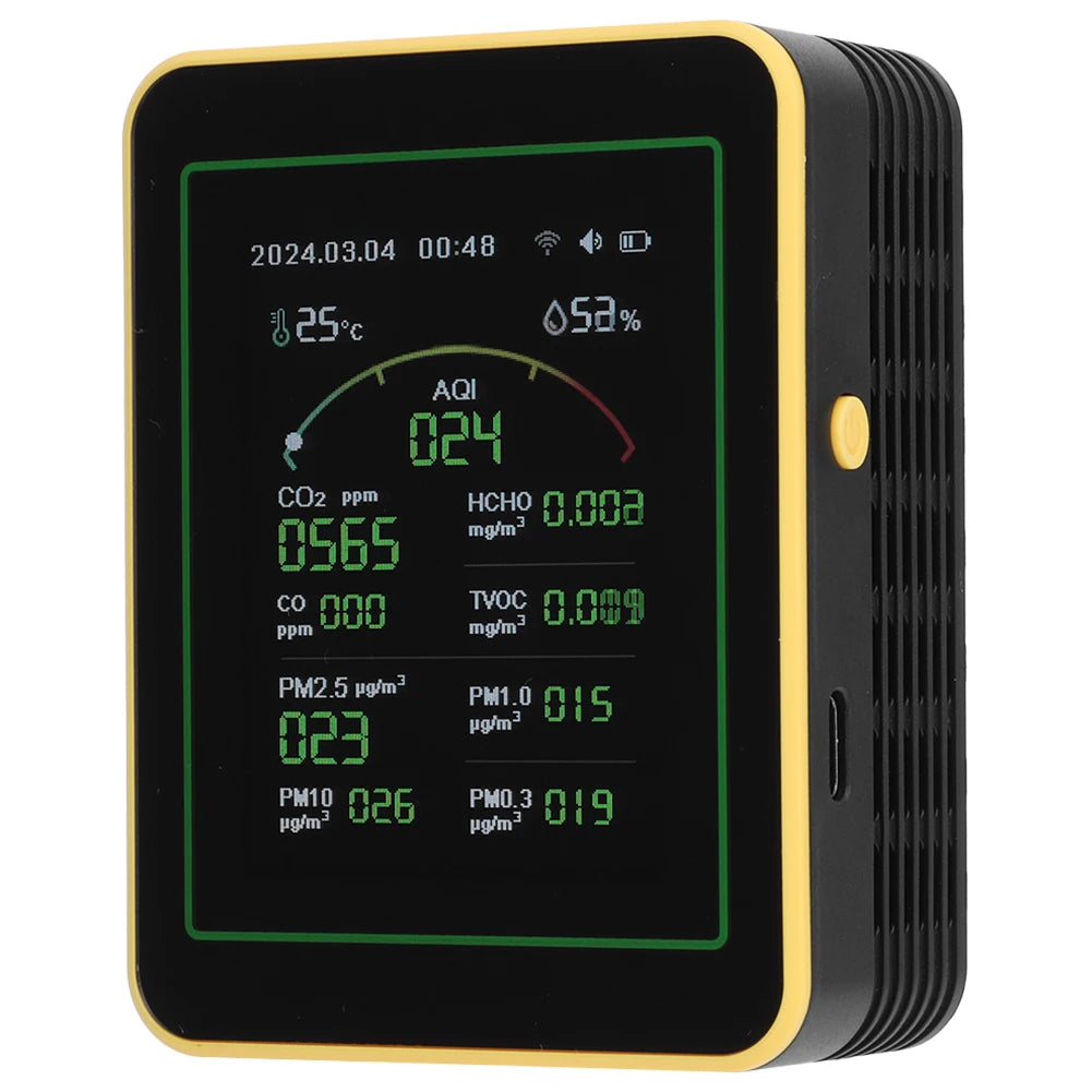 15 In 1 WiFi Air Quality Monitor With Temperature Humidity