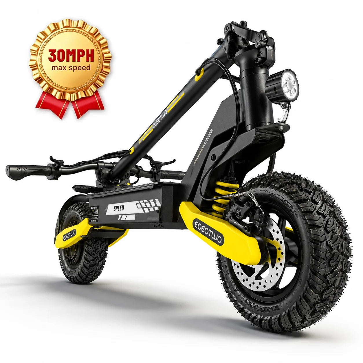 EOEOTWO 1200W Off Road Electric Scooter For Adults 30MPH 48V