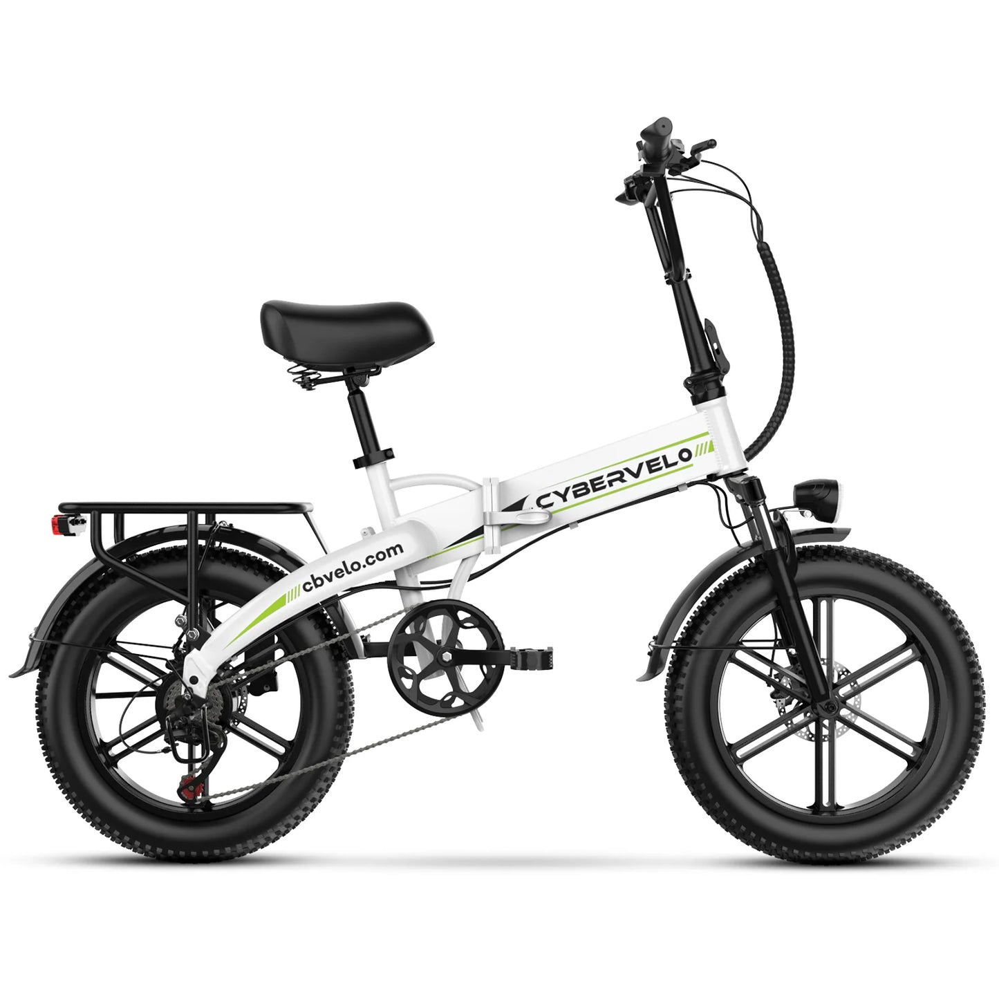 1000W Peak Electric Bike for Adults Cybervelo EK4 EK5 Mars700 Foldable 28+MPH 80Miles Removable Battery Fat Tire Off-road E-bike