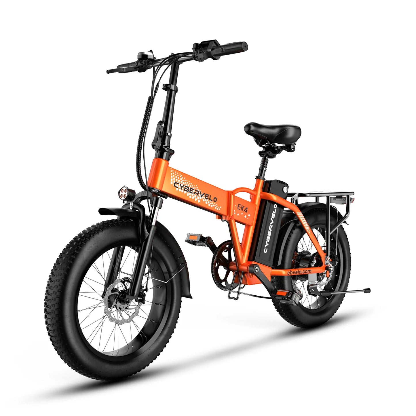 1000W Peak Electric Bike for Adults Cybervelo EK4 EK5 Mars700 Foldable 28+MPH 80Miles Removable Battery Fat Tire Off-road E-bike
