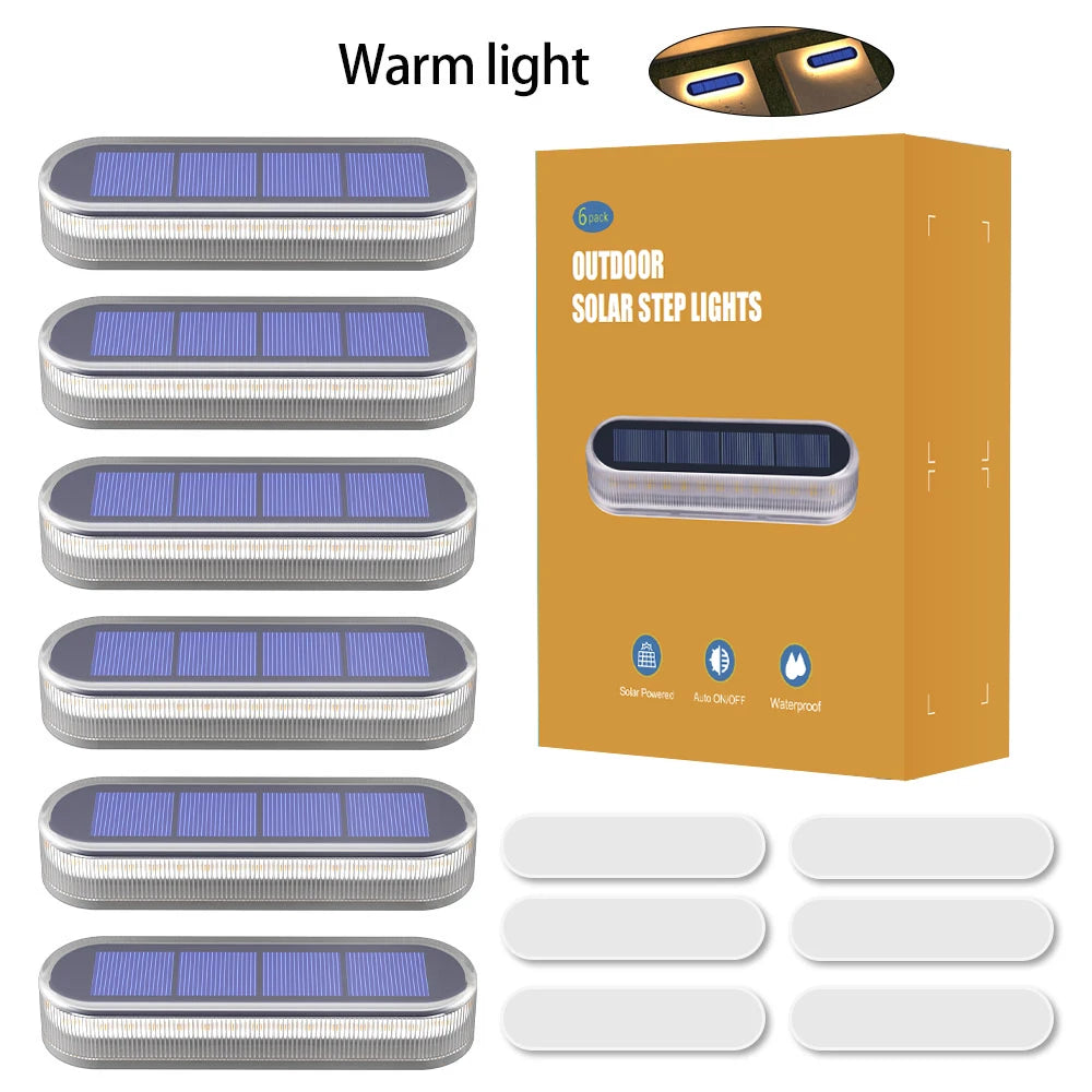 Solar Deck Lights IP68 Waterproof 5 Ton Anti Pressure