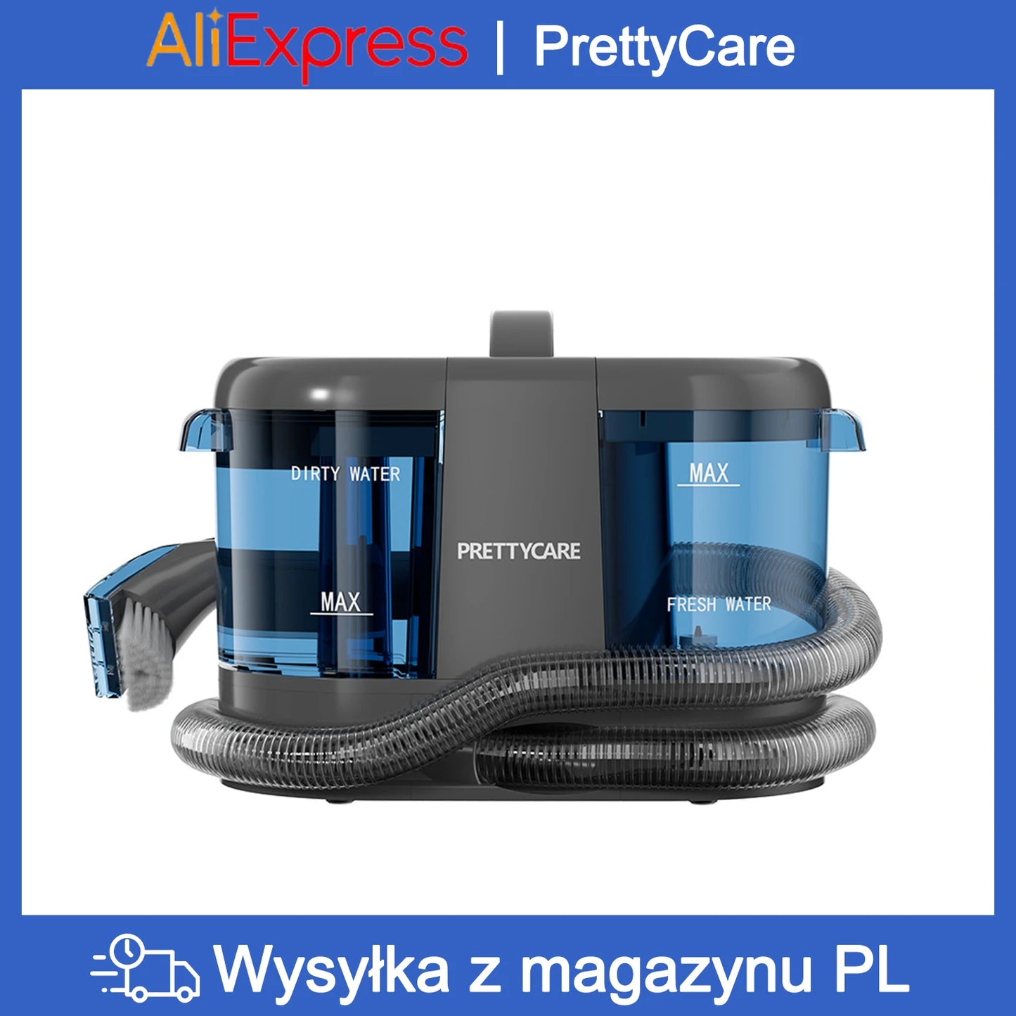 PrettyCare PC808 Cordless Carpet and Spot Vacuum Cleaner
