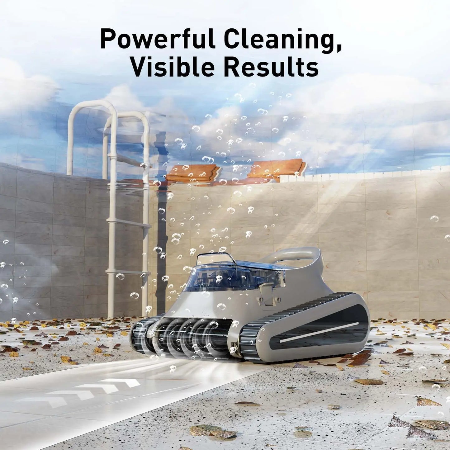 Seauto Crab Pro Cordless Robotic Pool Cleaner Waterline Cleaning