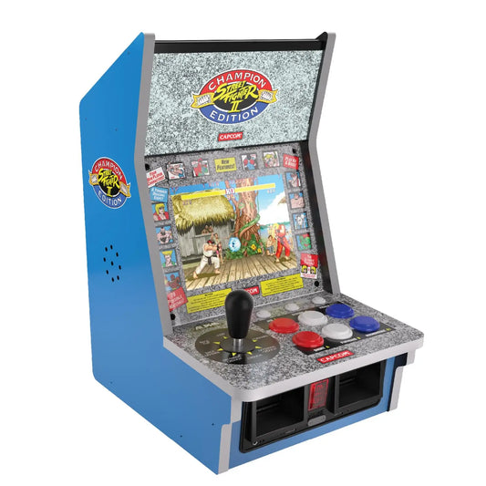 Evercade Alpha Street Fighter Bartop Arcade Competition Grade Controls IPS