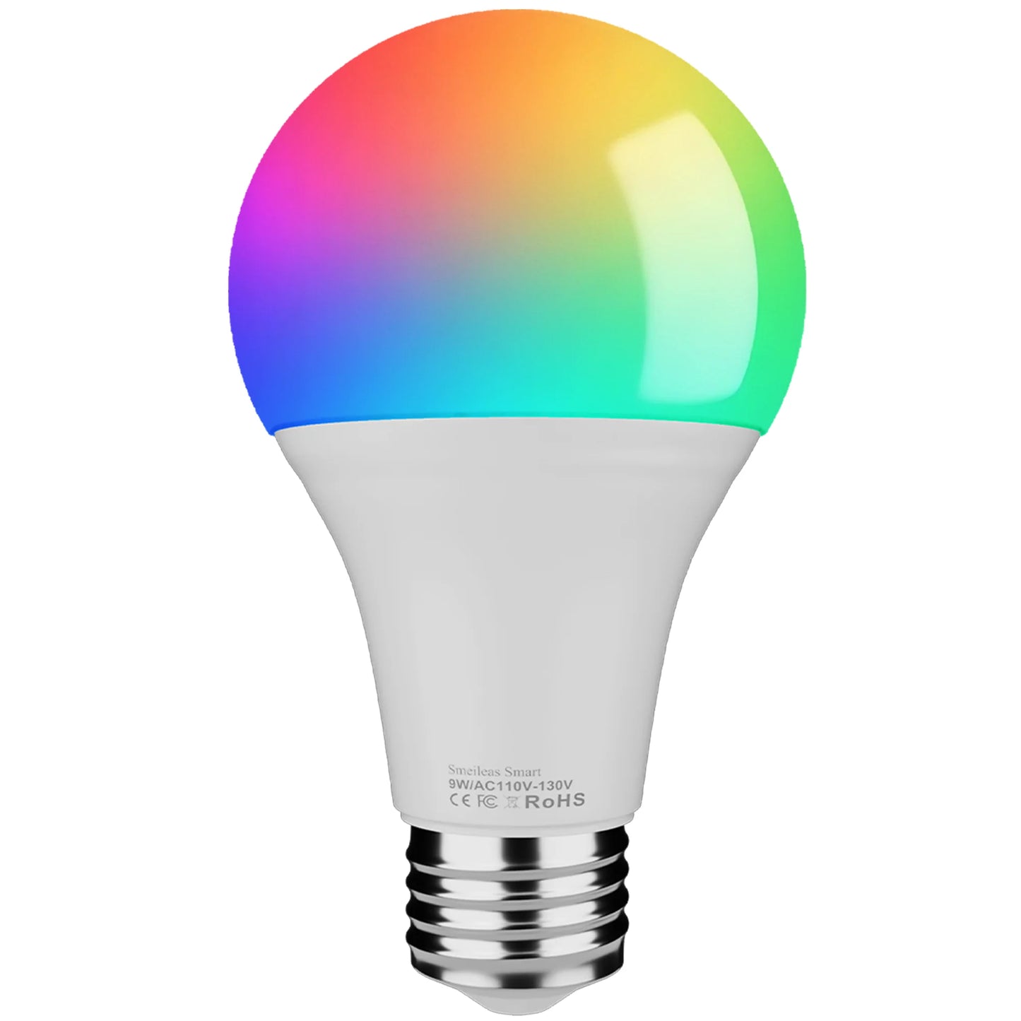 Smeileas RGBCW Smart Light Bulbs 4 Pack With App Control