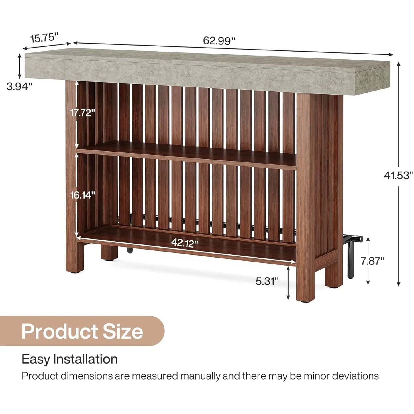 Little Tree Modern Home Bar Cabinet And Coffee Bar Unit