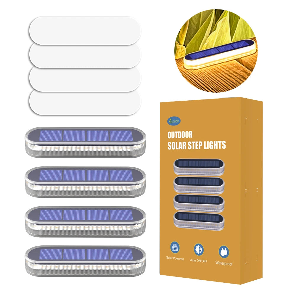 Solar Deck Lights IP68 Waterproof 5 Ton Anti Pressure